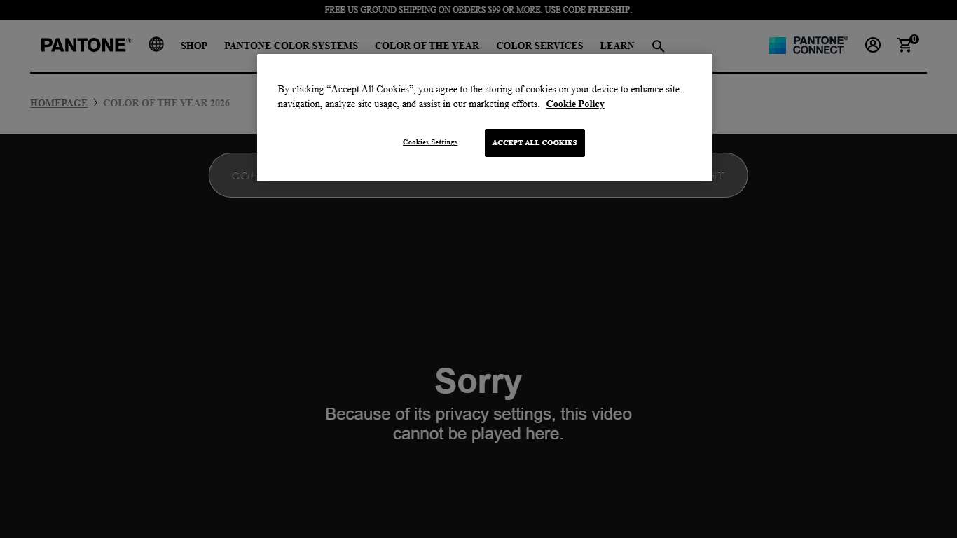 PANTONE® USA Color of the Year 2026